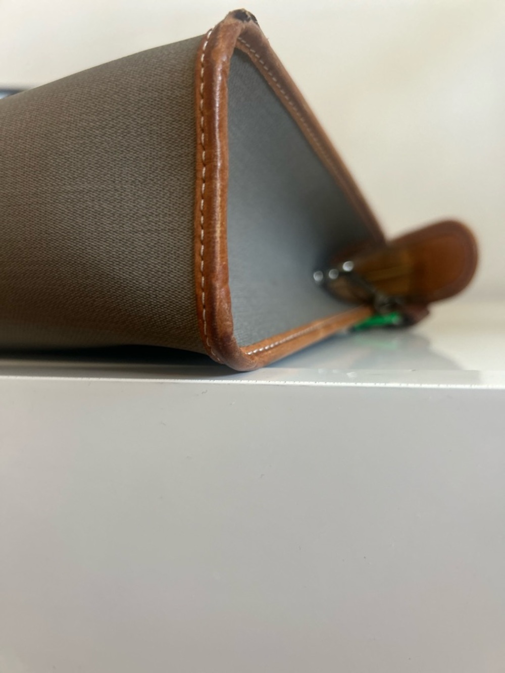 Christian Dior Vintage canvas and leather crossbody bag - Picture 5 of 15